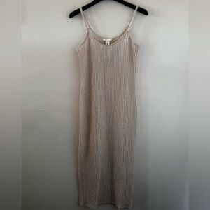 H&M Beige Textured Dress